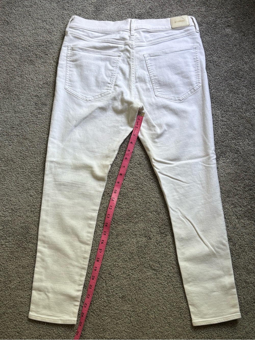 Express Skinny Mid Rise Cotton Stretch Jeans - Picture 2 of 9